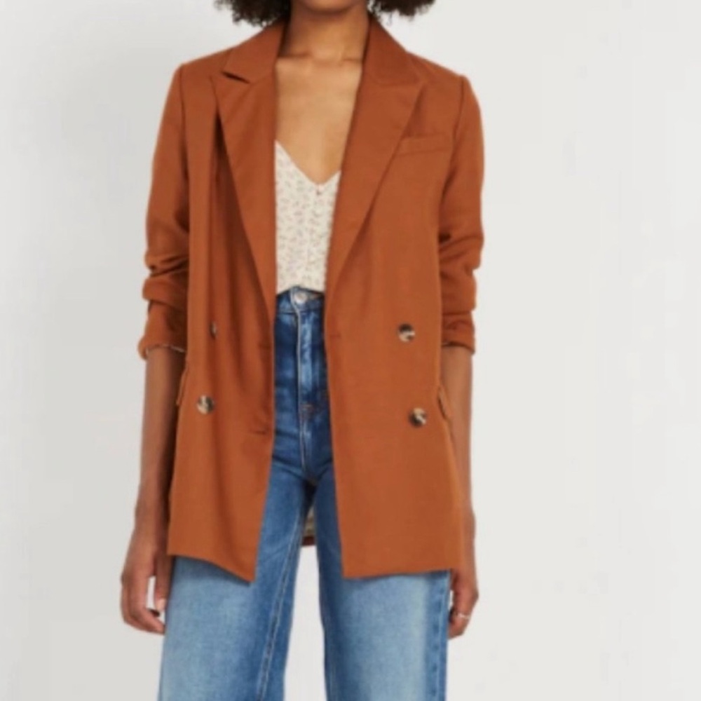 EUC Frank And Oak double breasted blazer size s